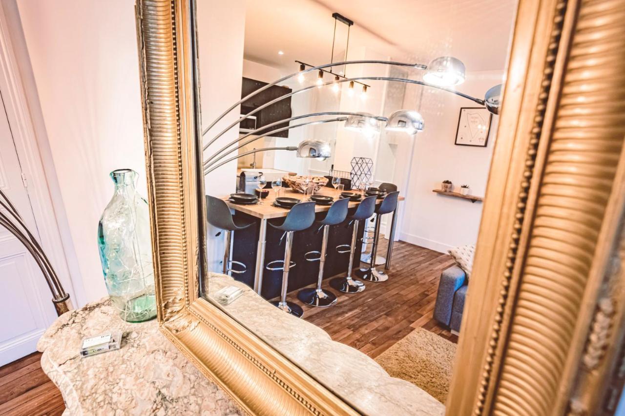 Charme De L'Ancien Pour Cet Appartement Entierement Renove Dans L'Hypercentre De Reims Exterior foto